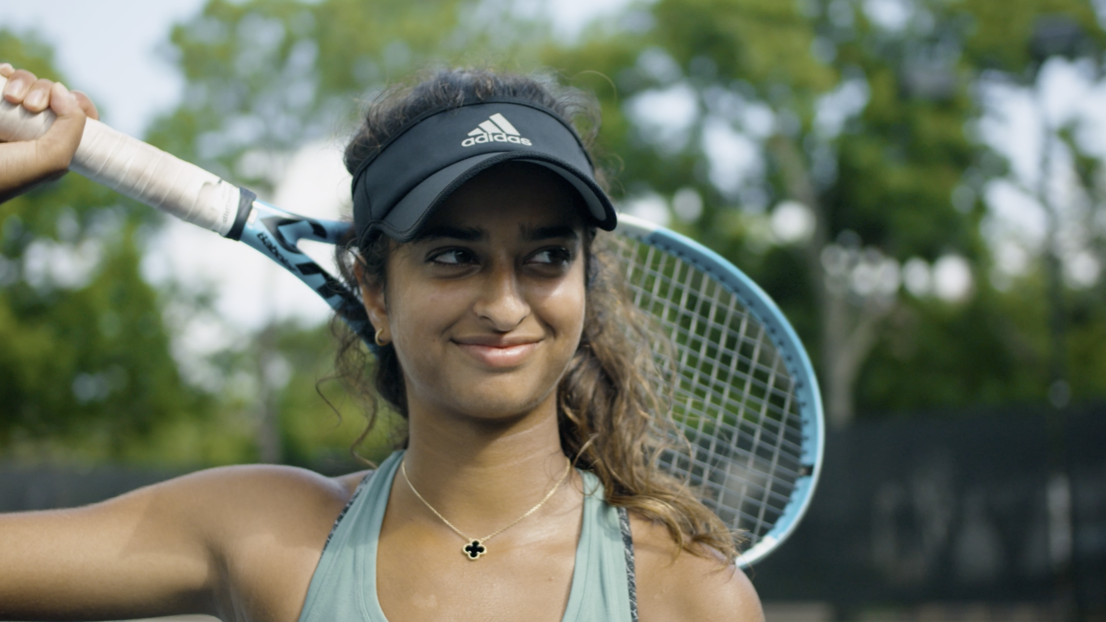 Tennis player portrait